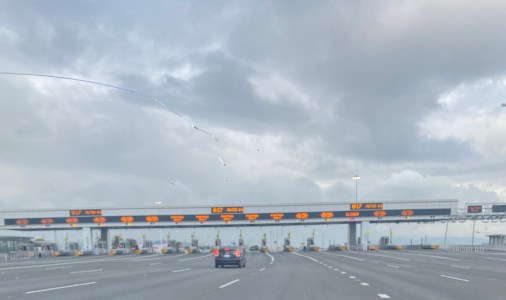 SF Corona Streets Toll Booths Bay Bridge